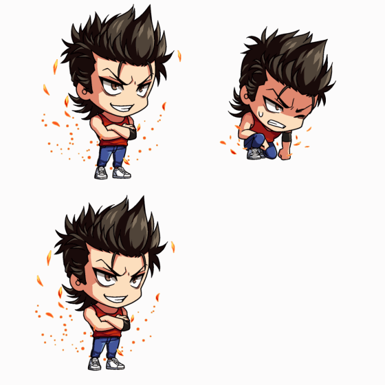 【お仕事】SDキャラ素体/モーション-1