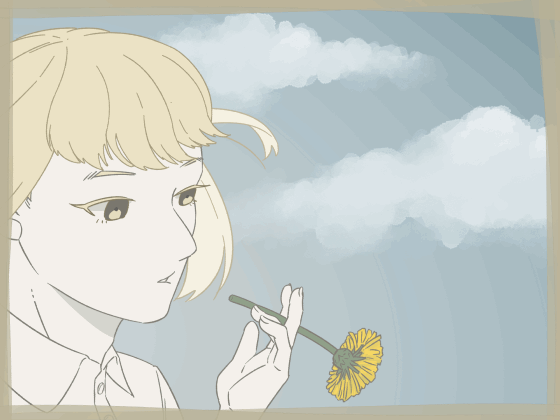 たんぽぽ煙草gif-1