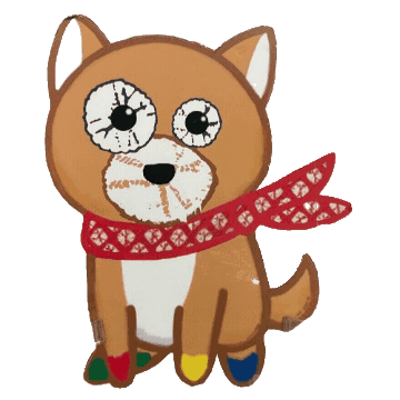 しぼ犬　動くgif画像-1