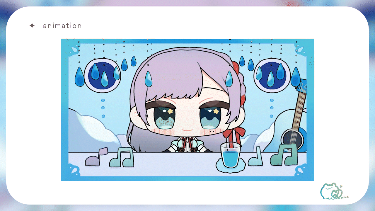 配信アニメーション /雨宮スイ様-1
