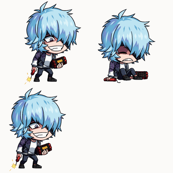 【お仕事】SDキャラ素体/モーション-1