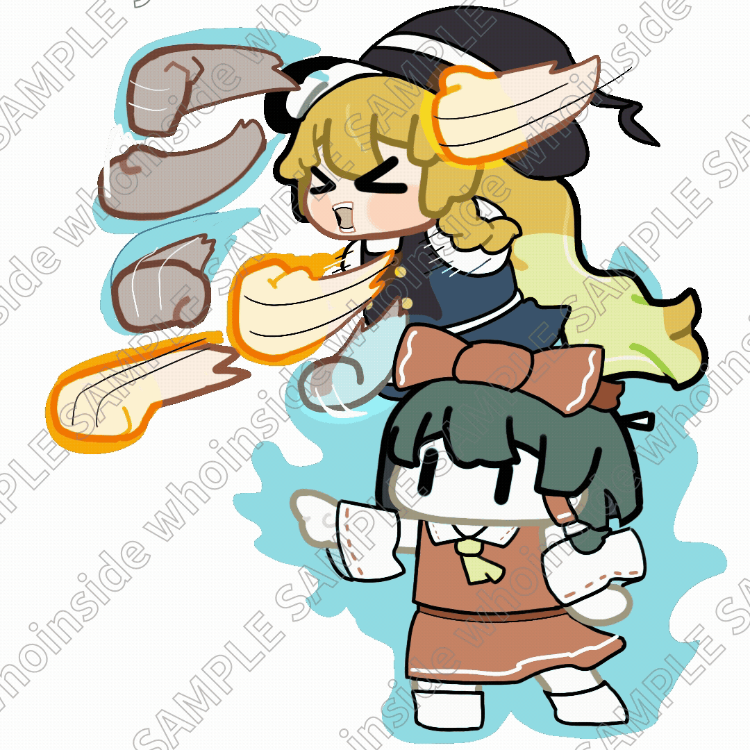 【霊夢・魔理沙】【めめんともり】【ぜんこぱす】オラオラッシュ-1