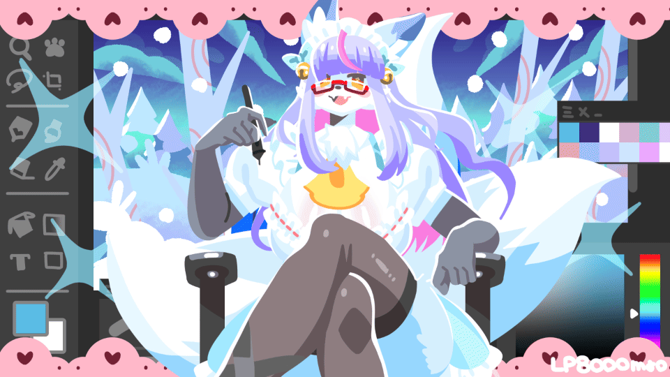 【Skeb】VTuberさんの待機画面用アニメーション-1