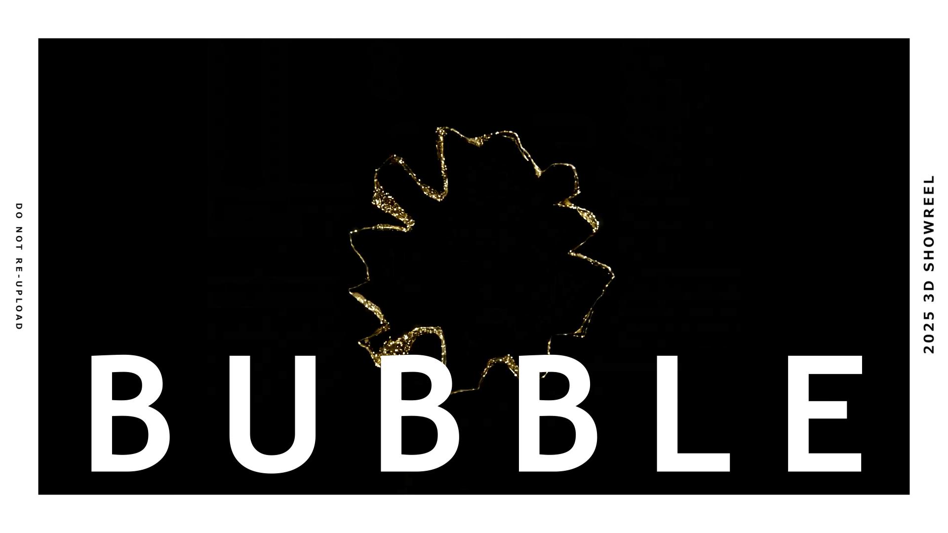 3D Motion - BUBBLE GOLD --1