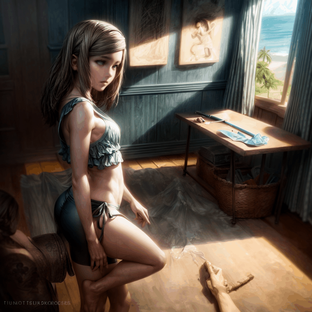 chichipui のお題である「夏休み」に関するAIイラストをたくさん作成してみた。-1