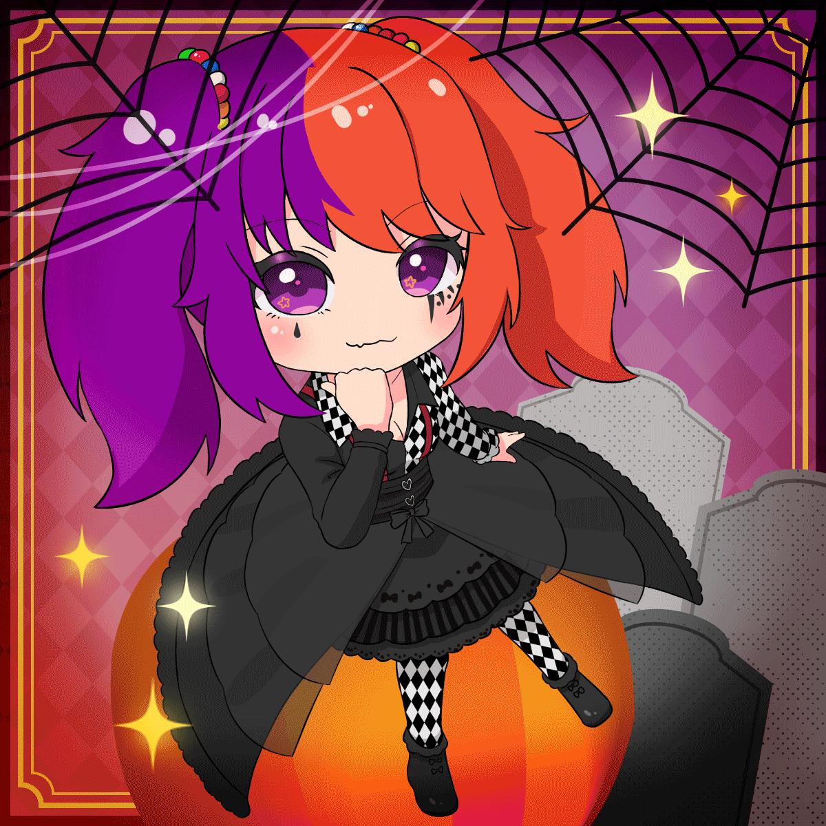 ハロウィンモチーフGIFアニメ-1