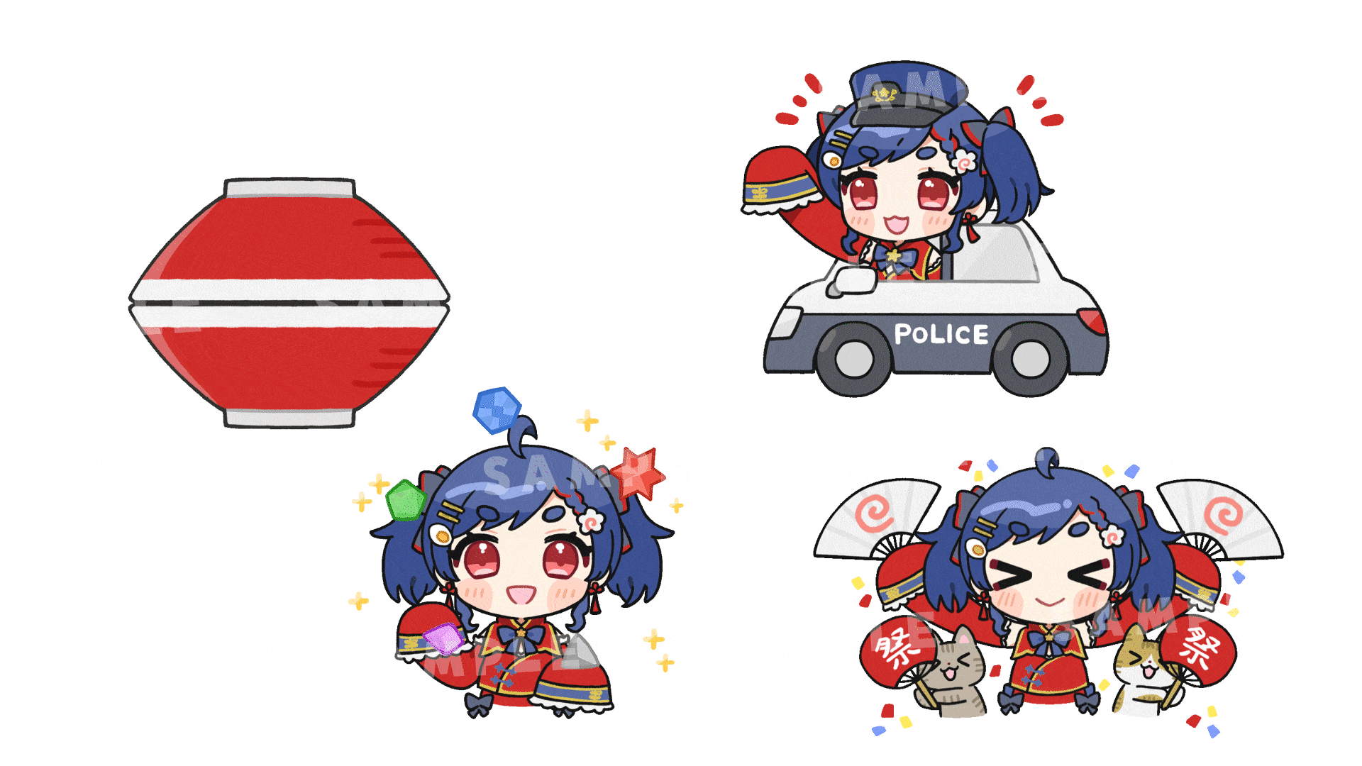 半熟めんま様 配信用GIFアニメーション-1