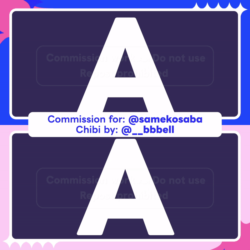 Sameko Saba's YCH Stinger Pop Up Animation-1