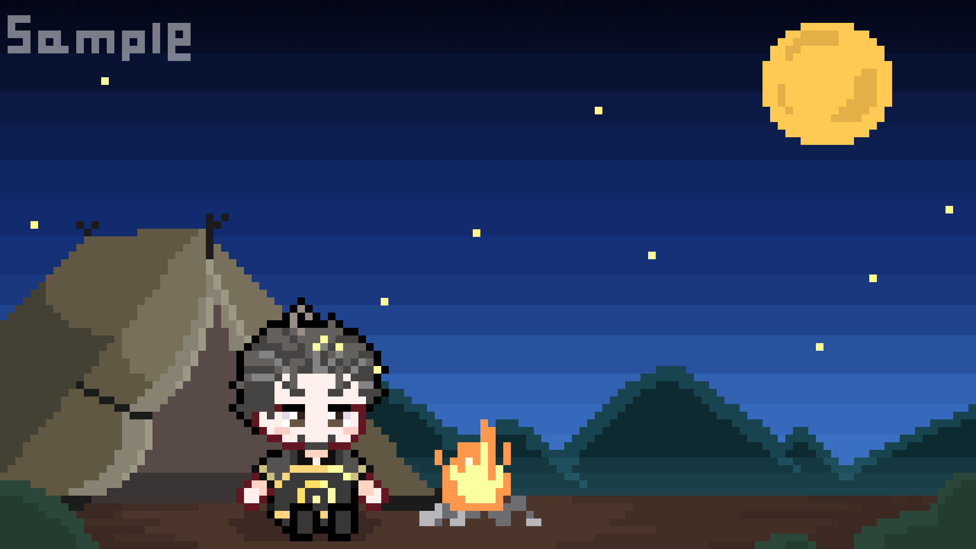 ガタオ様　待機画面ドット絵アニメーション-1