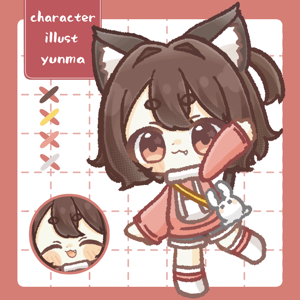 【ゆんま】アニメーションイラスト【配信者さん】-1