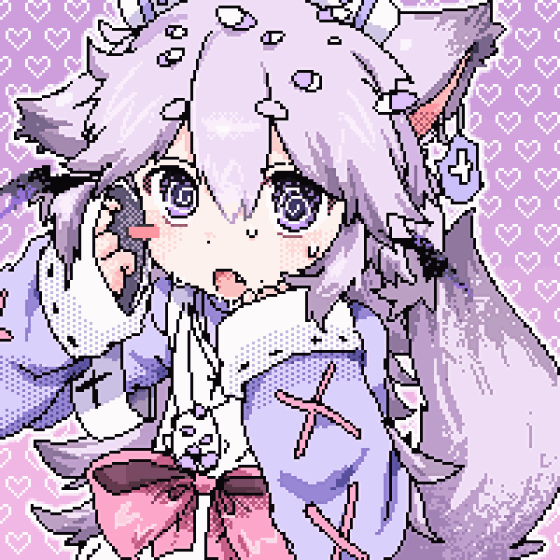 ドット絵　アニメーション　クリスタで制作-1