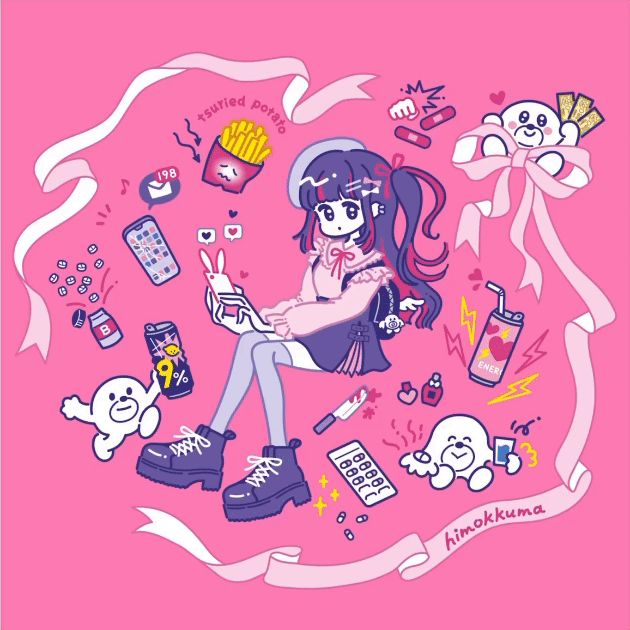 【お仕事】グッズイラスト｜ヒモックマ生誕祭-1