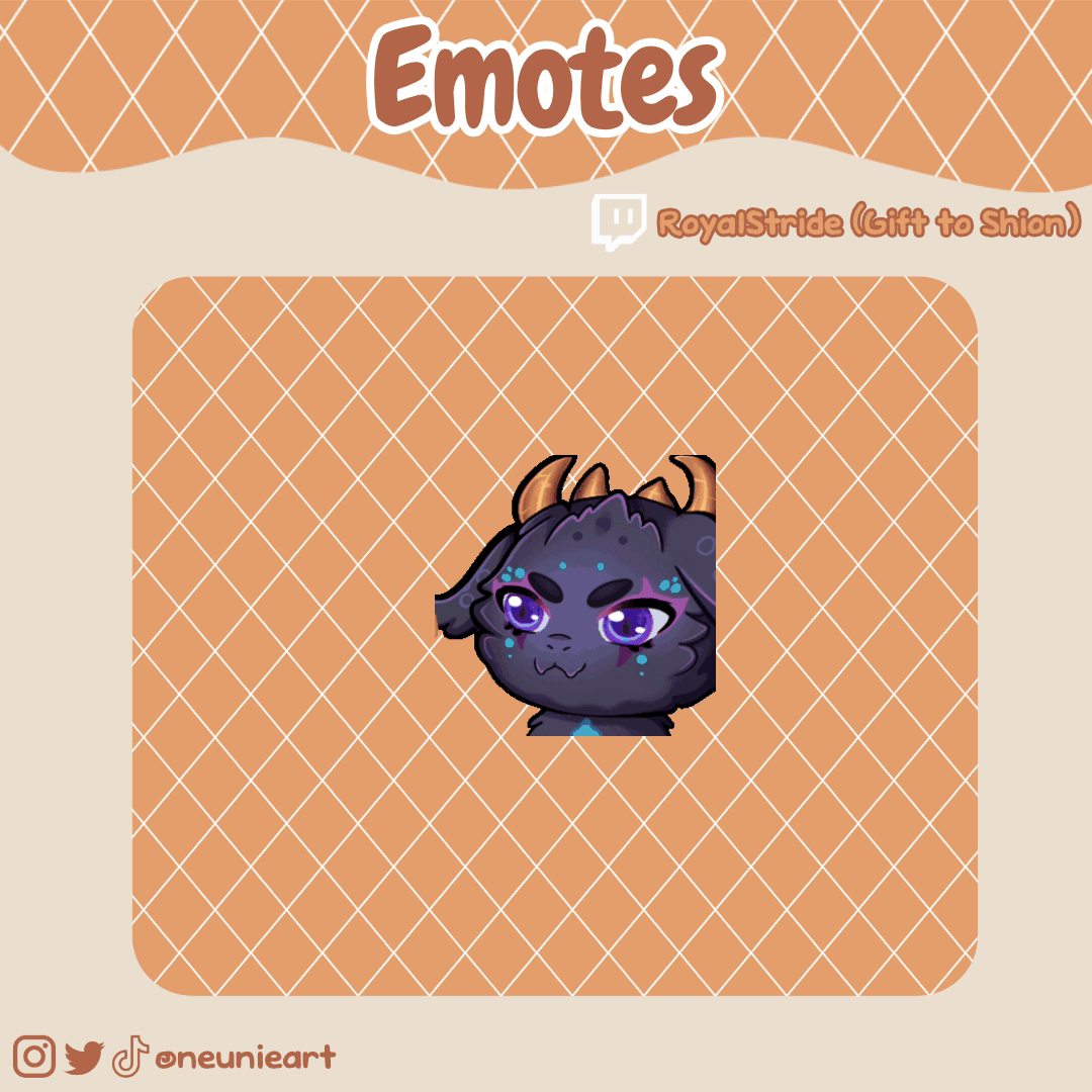 Animated Emote commission for RoyalStride-1