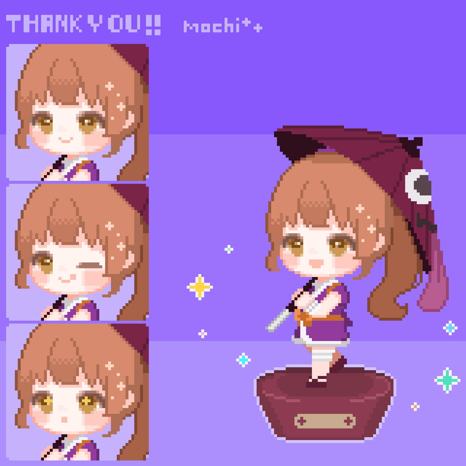 サンプル【立ち絵風／横向き】-1