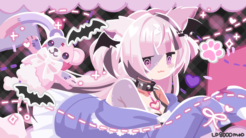 【Skeb】配信者さんの待機画面用アニメーション-1