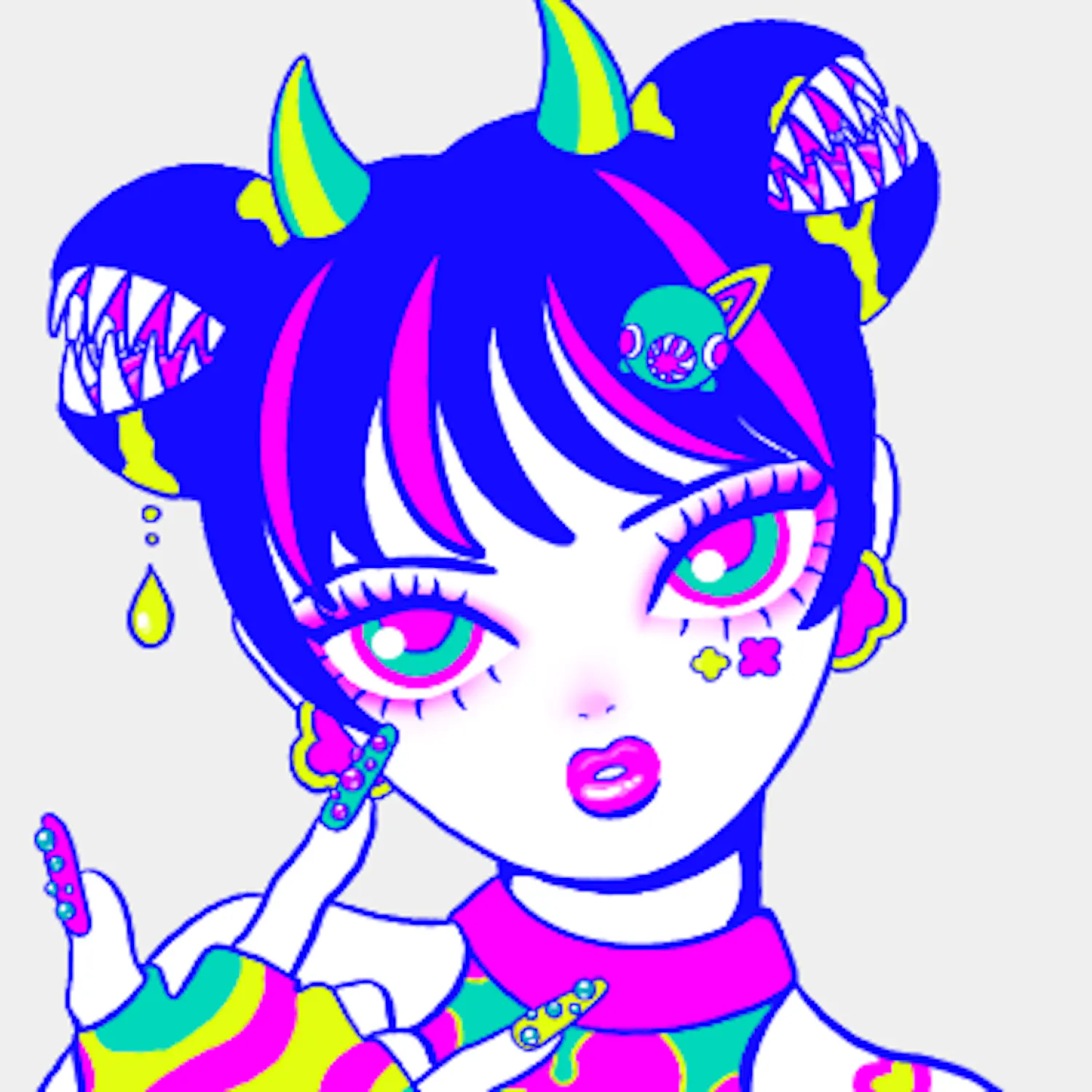 私立パラの丸高校」3周年記念ランダムブロマイド(©Plott Inc. 2025)