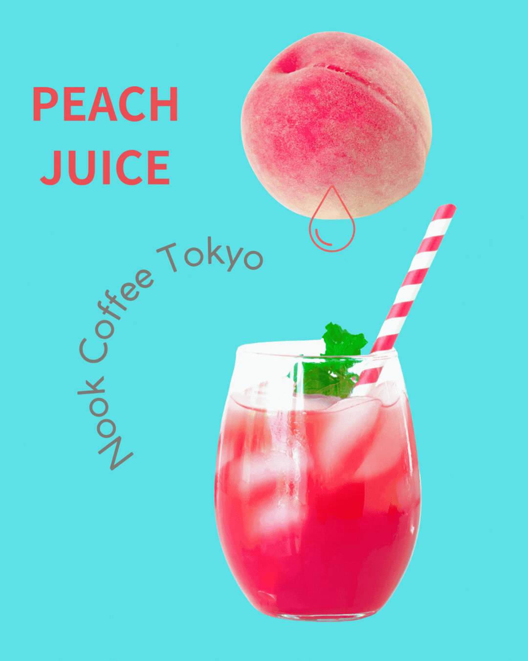 Instagram投稿用アニメーション ジュースメニュー(架空)-1