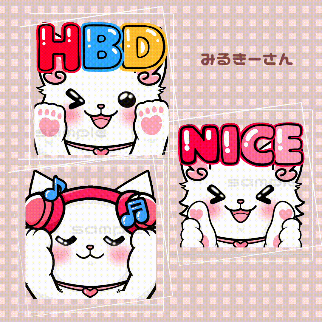 twitchスタンプ /  猫-1