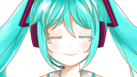 【二次創作】初音ミクGIF-1