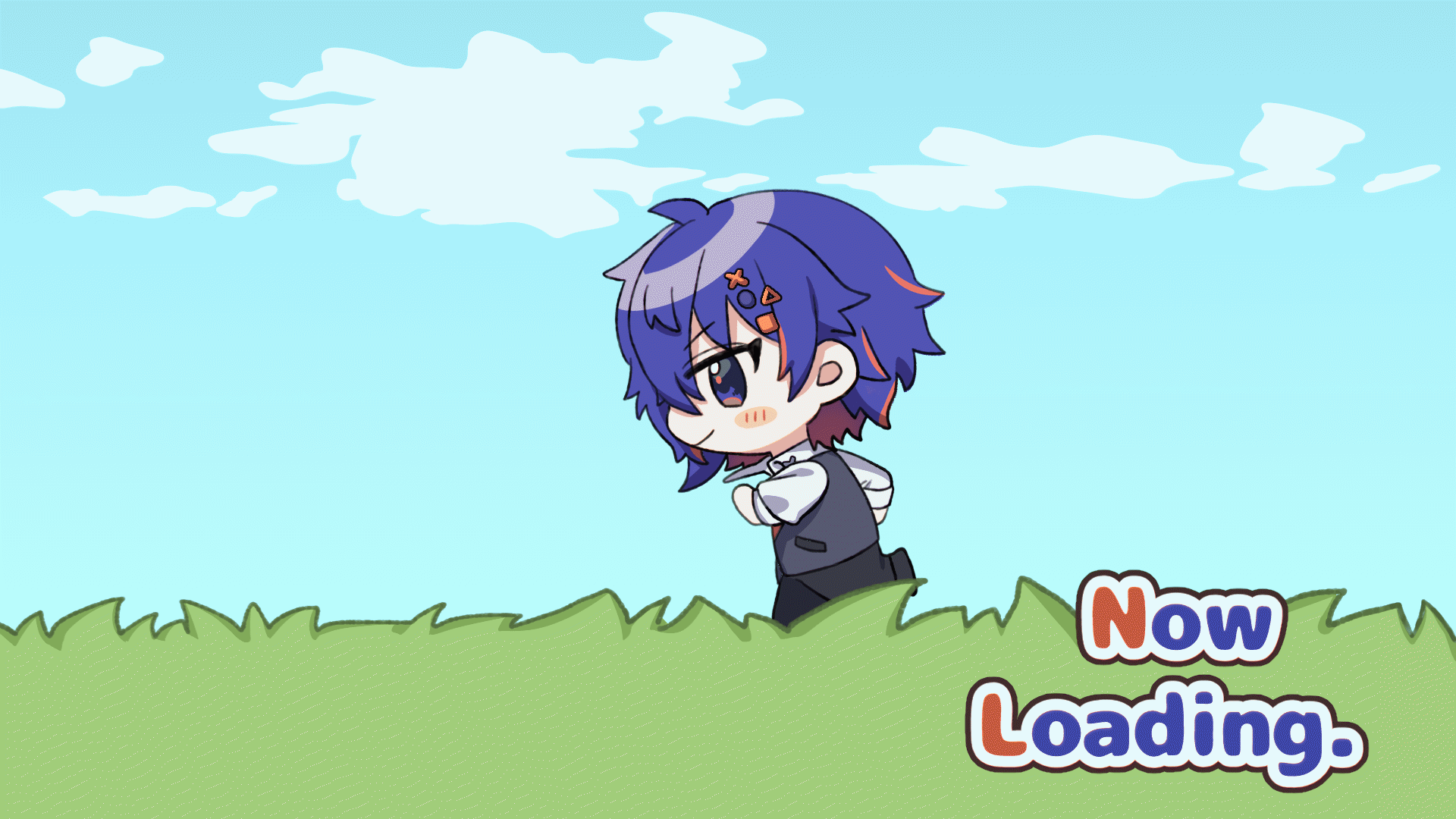 【ループアニメーション】配信待機画面OP-1