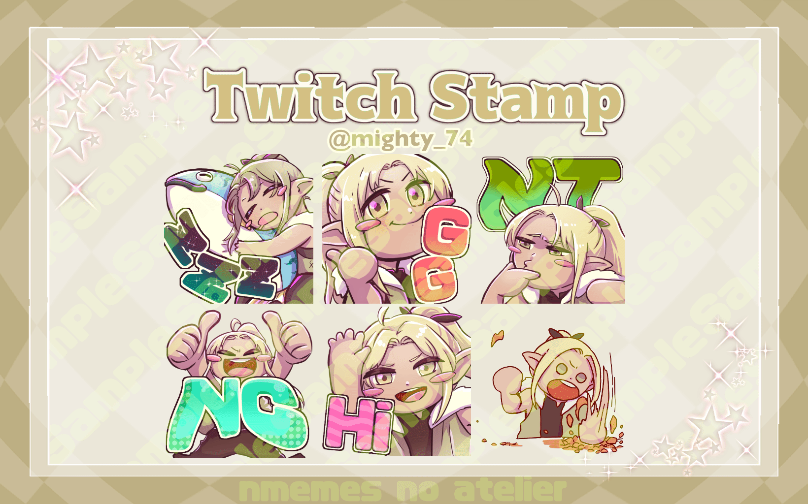 スタンプ依頼 Mighty_まいてぃ様-1
