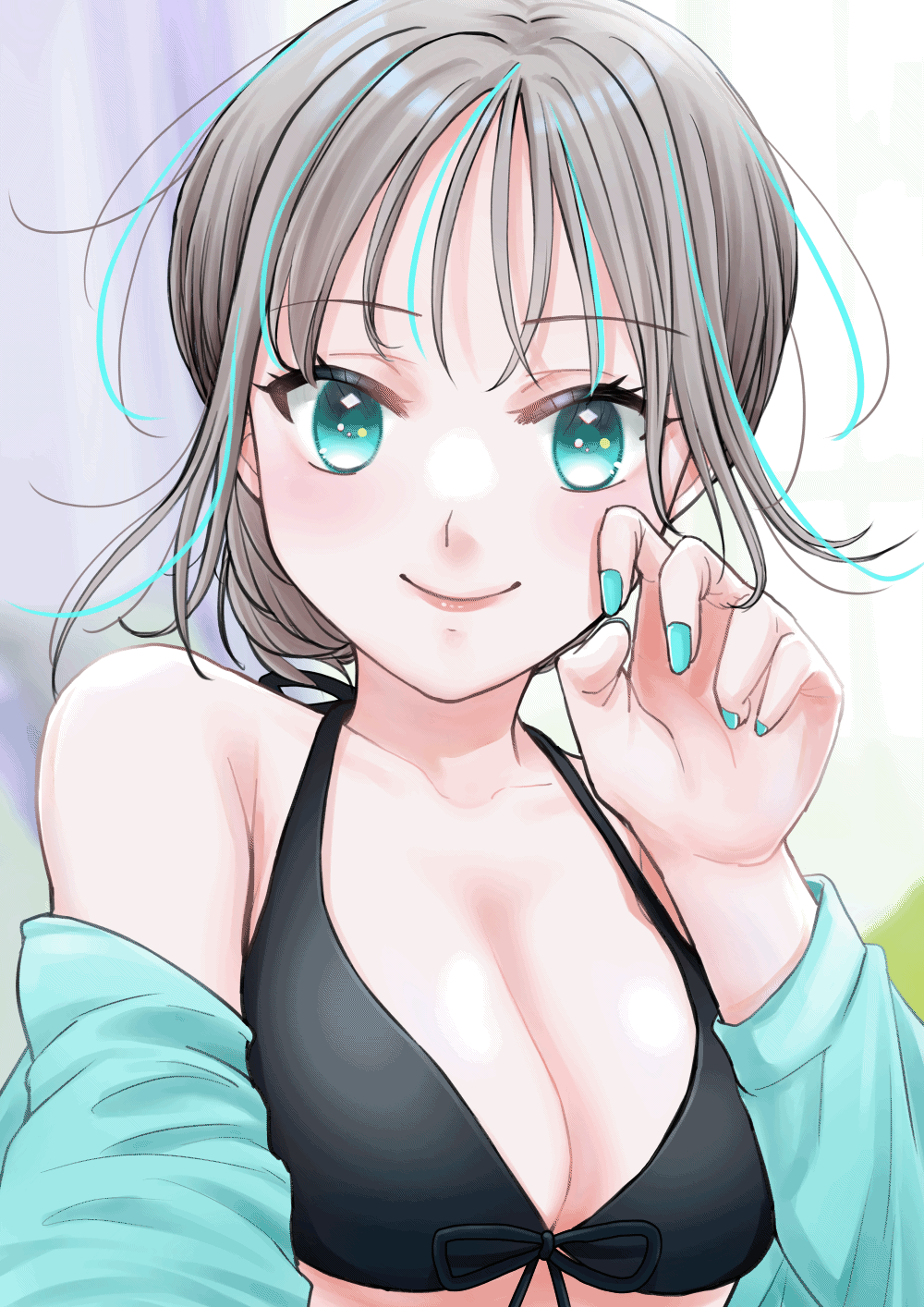 泳ぎに行こ！動くイラスト-1