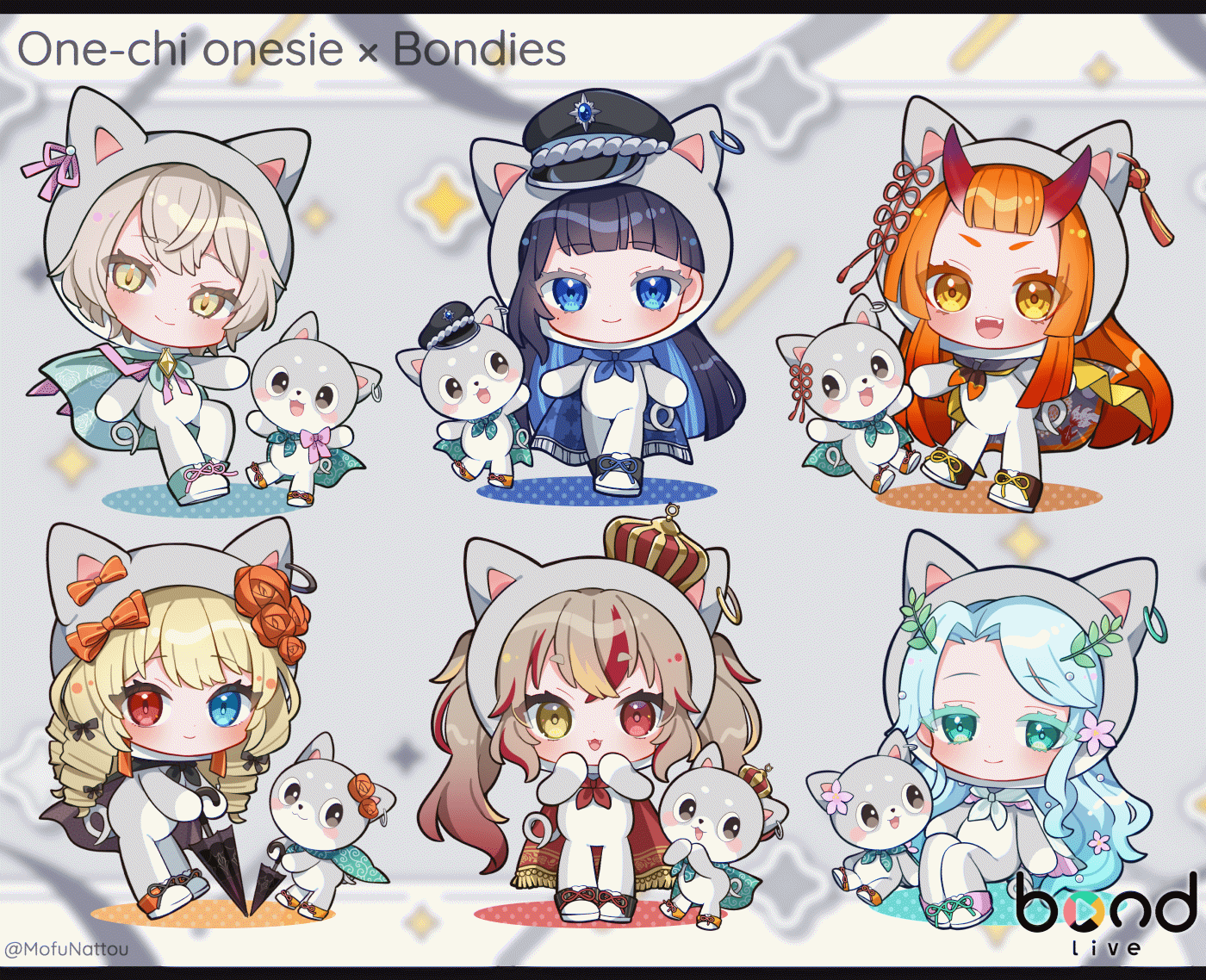Vライバー事務所イベント用デフォルメイラスト-1