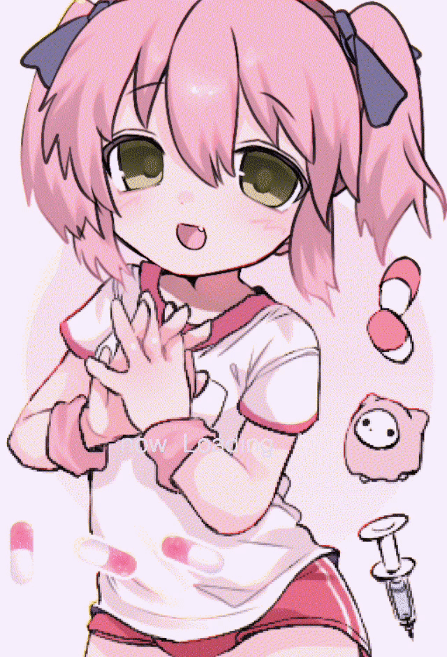 動くイラスト制作 live2DとAeとcapcut使用 らきすたのキャラを描きました-1