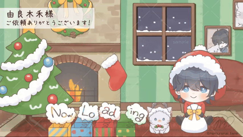 【Live2D animation】由良木禾様/待機画面-1