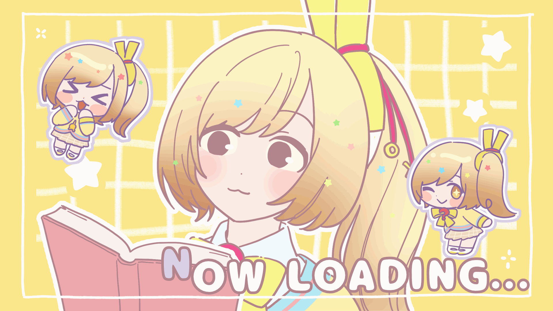 テレビ朝日 ガリベンガーV 黃花はてな様 ローディングアニメーション -1