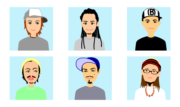 スタッフ似顔絵アイコンおまとめ-1