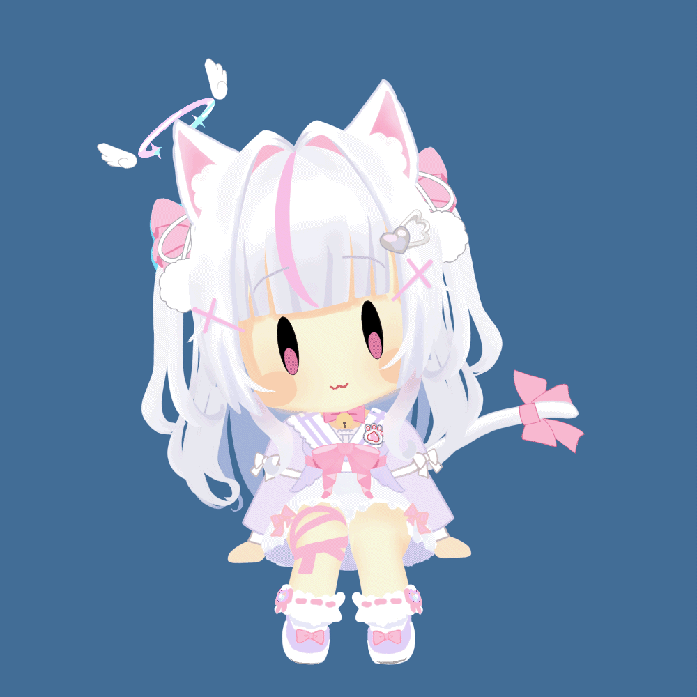 しろのぬこ様SDキャラクターアニメーション-1