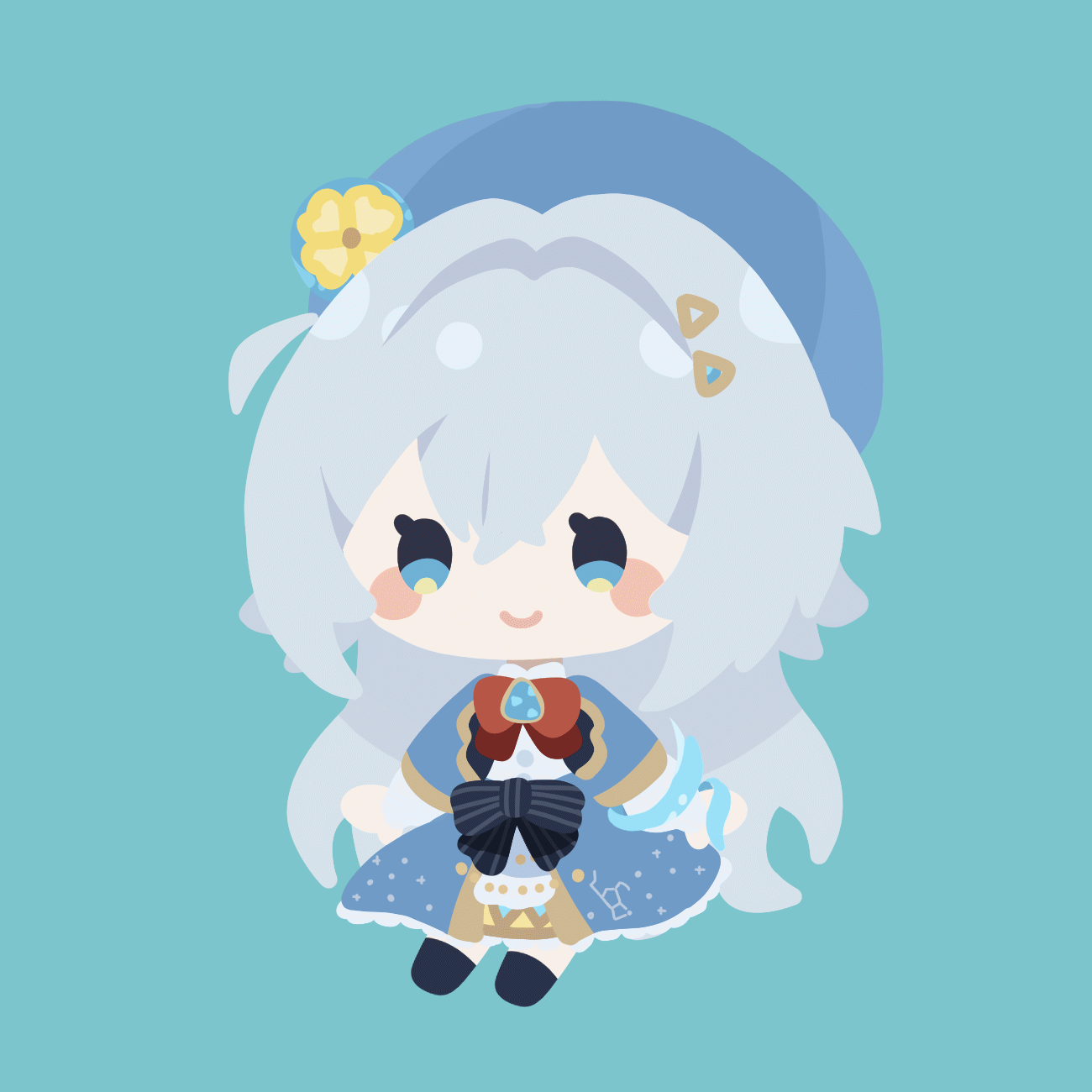 Vtuberデフォルメイラスト-1