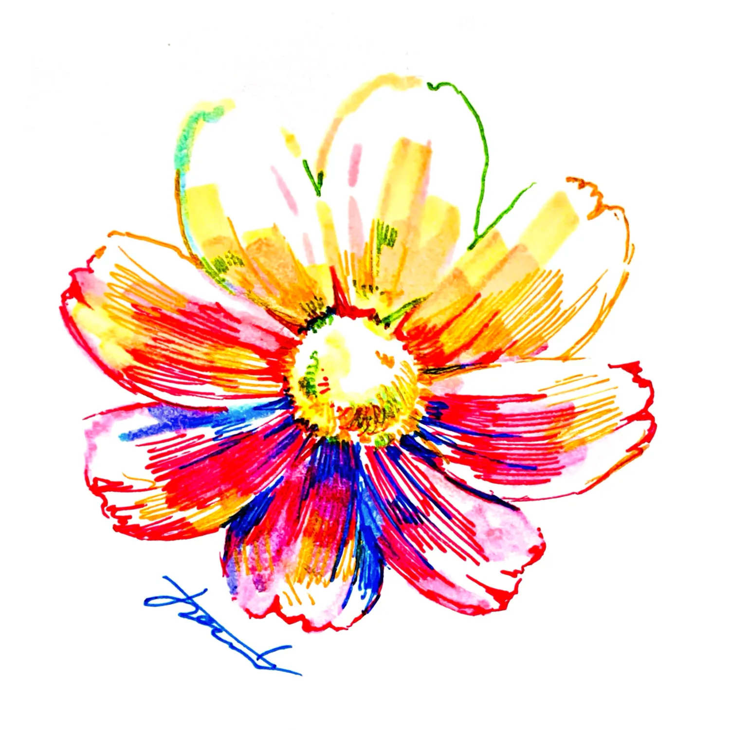 わたなべさとこ　パステル画 わたなべさとこ パステル画