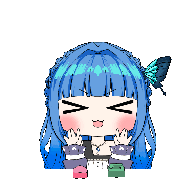 青蝶さきさま　バンバンGIFアニメーション-1