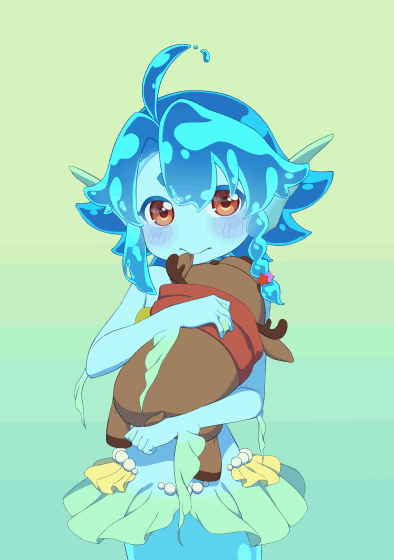 瞬き・髪揺れアニメーション練習-1