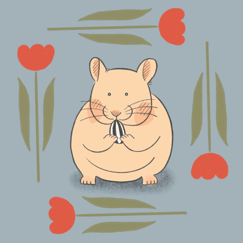 【GIFアニメ】ハムスター-1