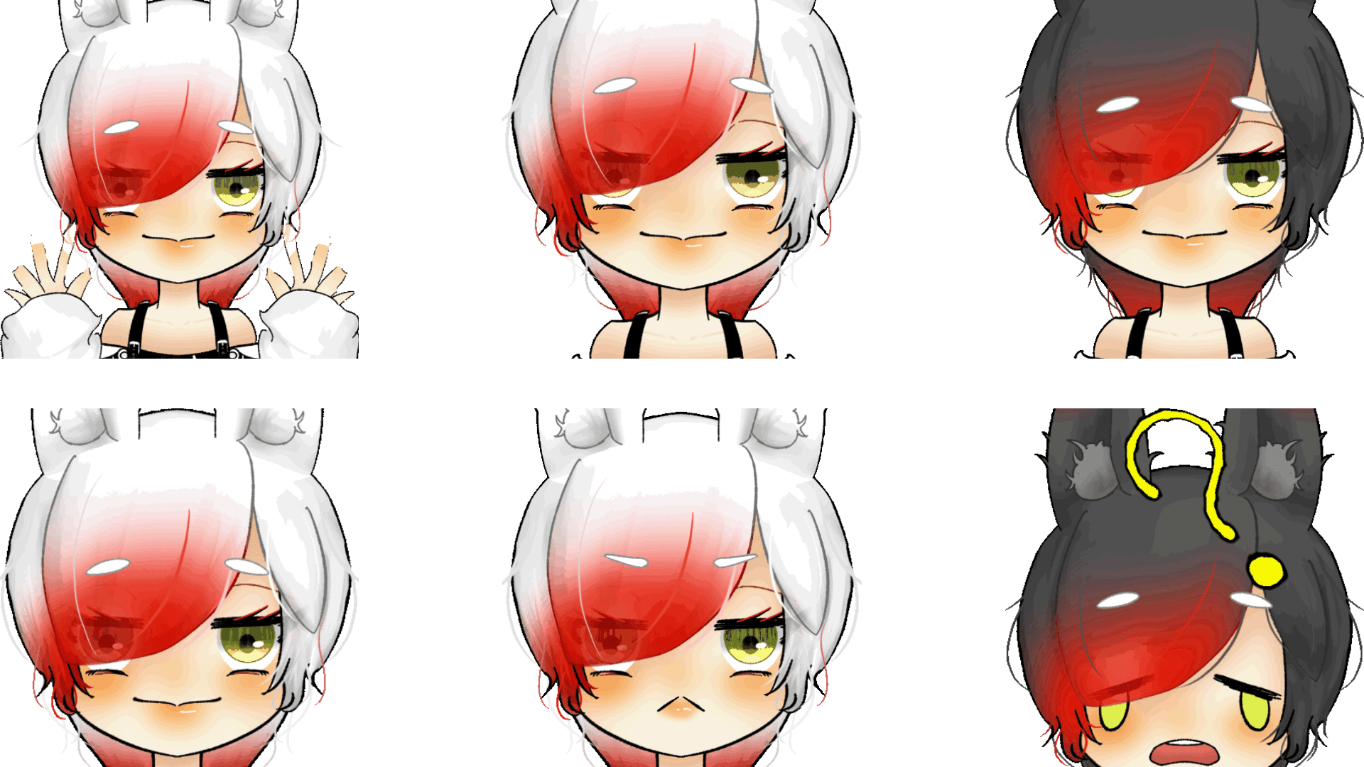 デフォルメ風のスタンプ-1