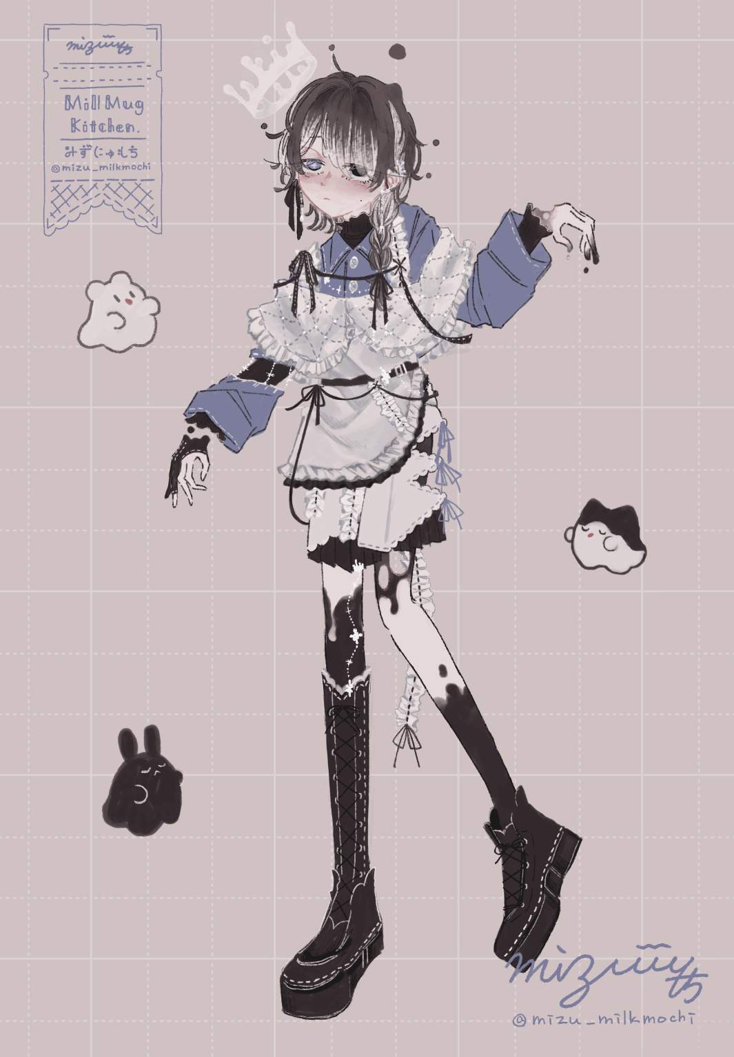 🫖Vtuber design 架非もし-1