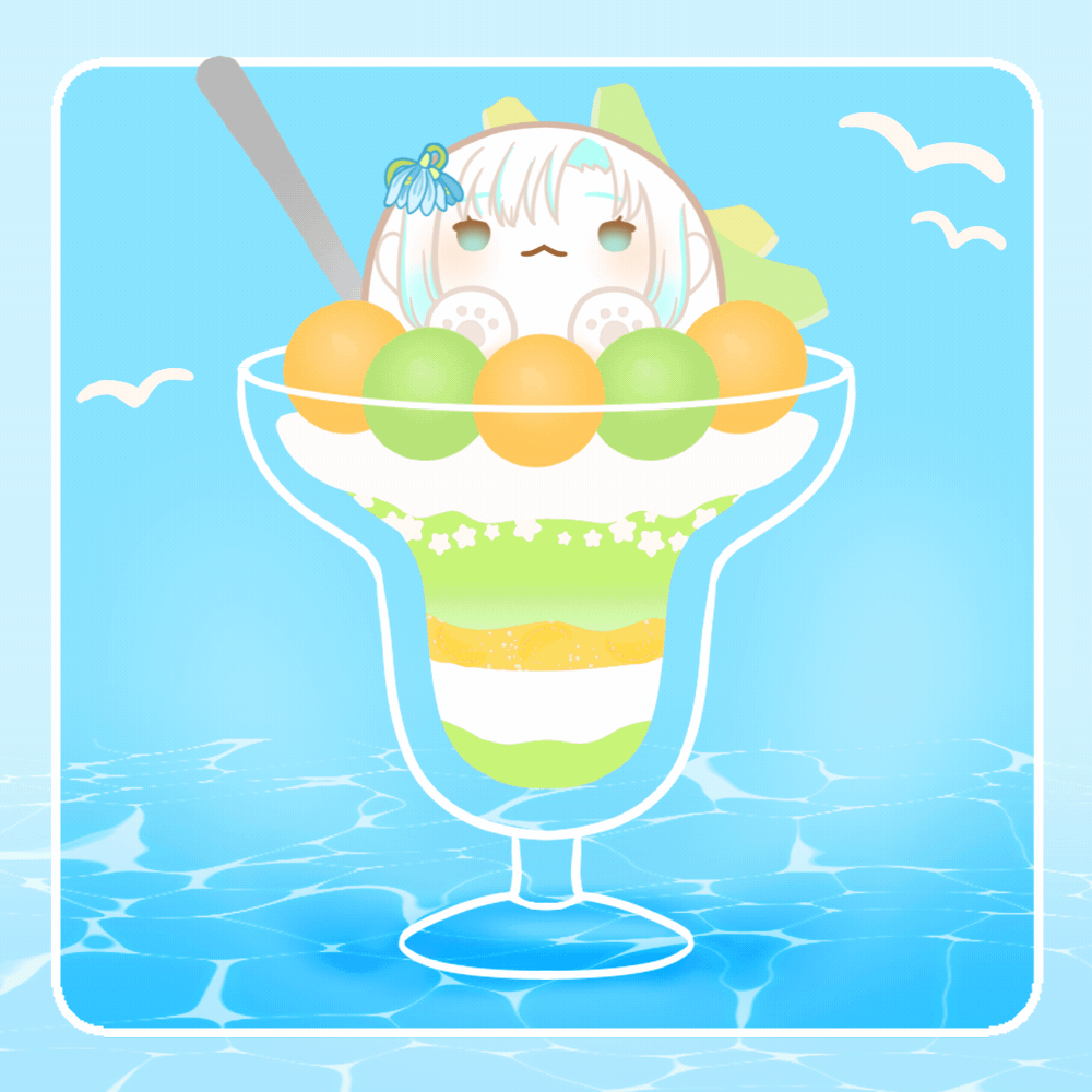 Melon parfait　🍈メロンパフェ-1