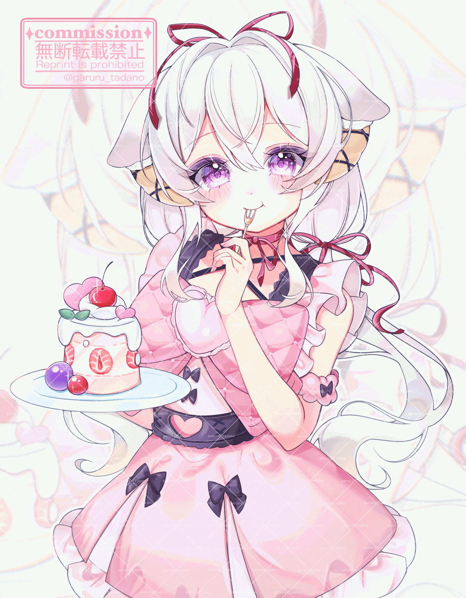 【腰上瞬きGIF】お塩だよ様  髪型衣装デザイン込-1