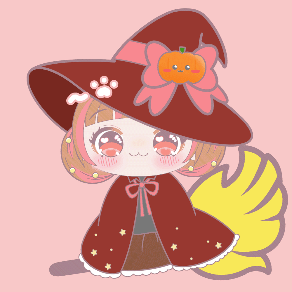 【量産依頼】まじょおばけ　1枚800円-1