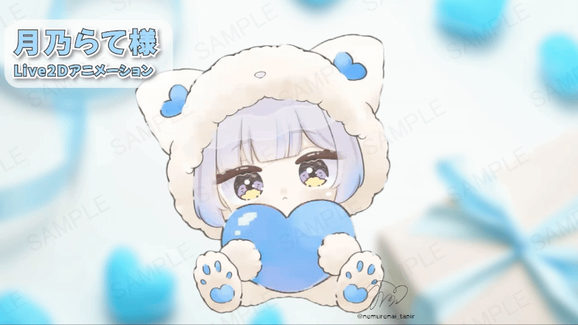 【Live2D animation】月乃らて様-1