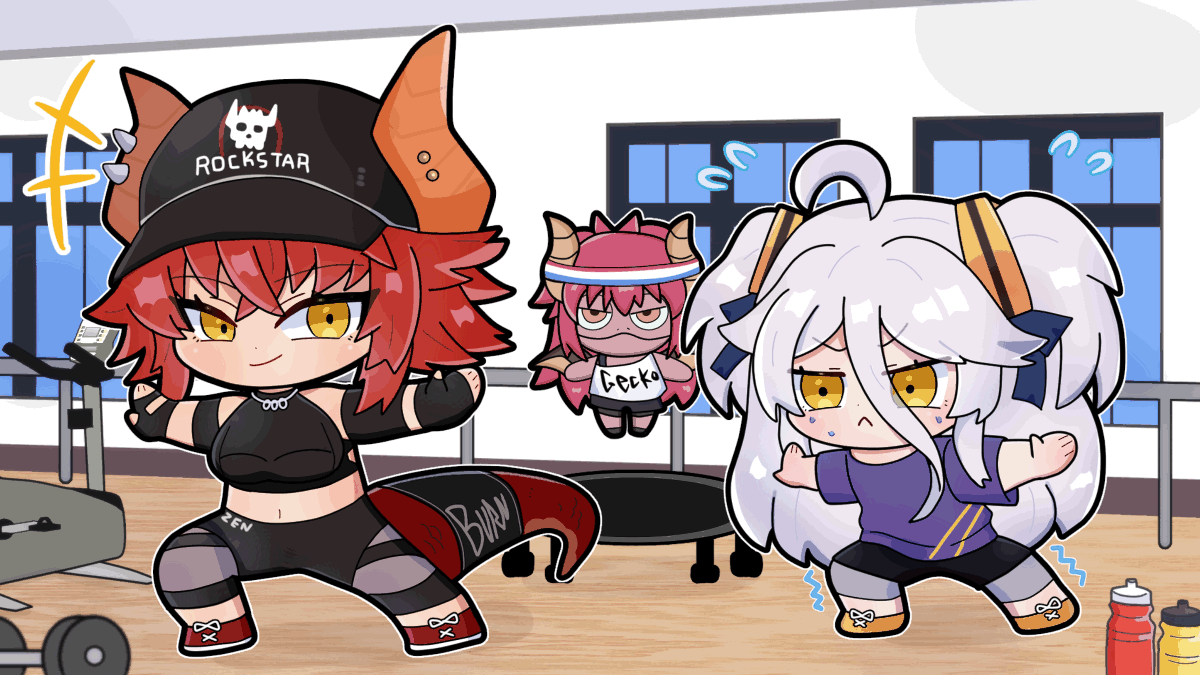 Let's exercise together!-1