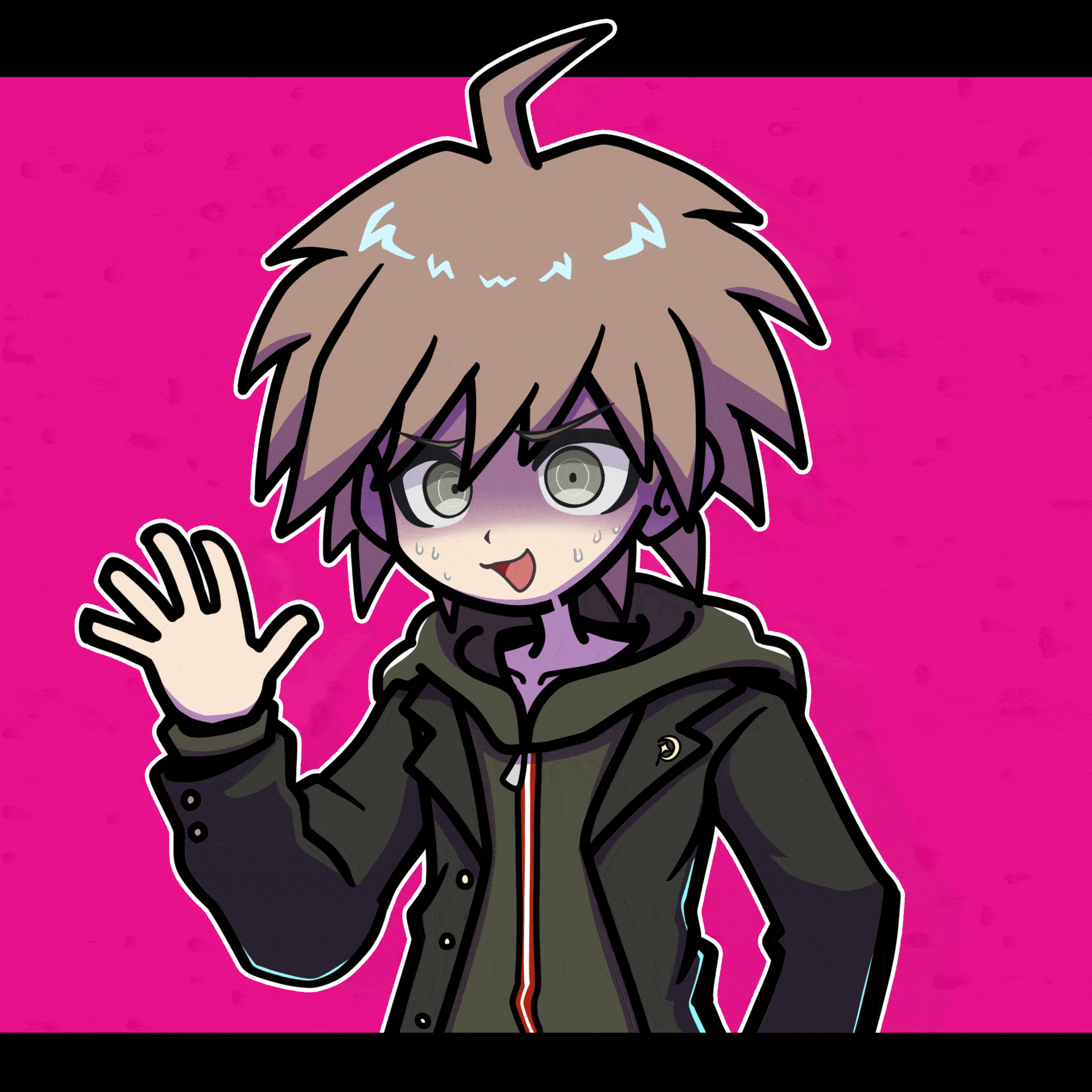 Makoto naegi fan art-1