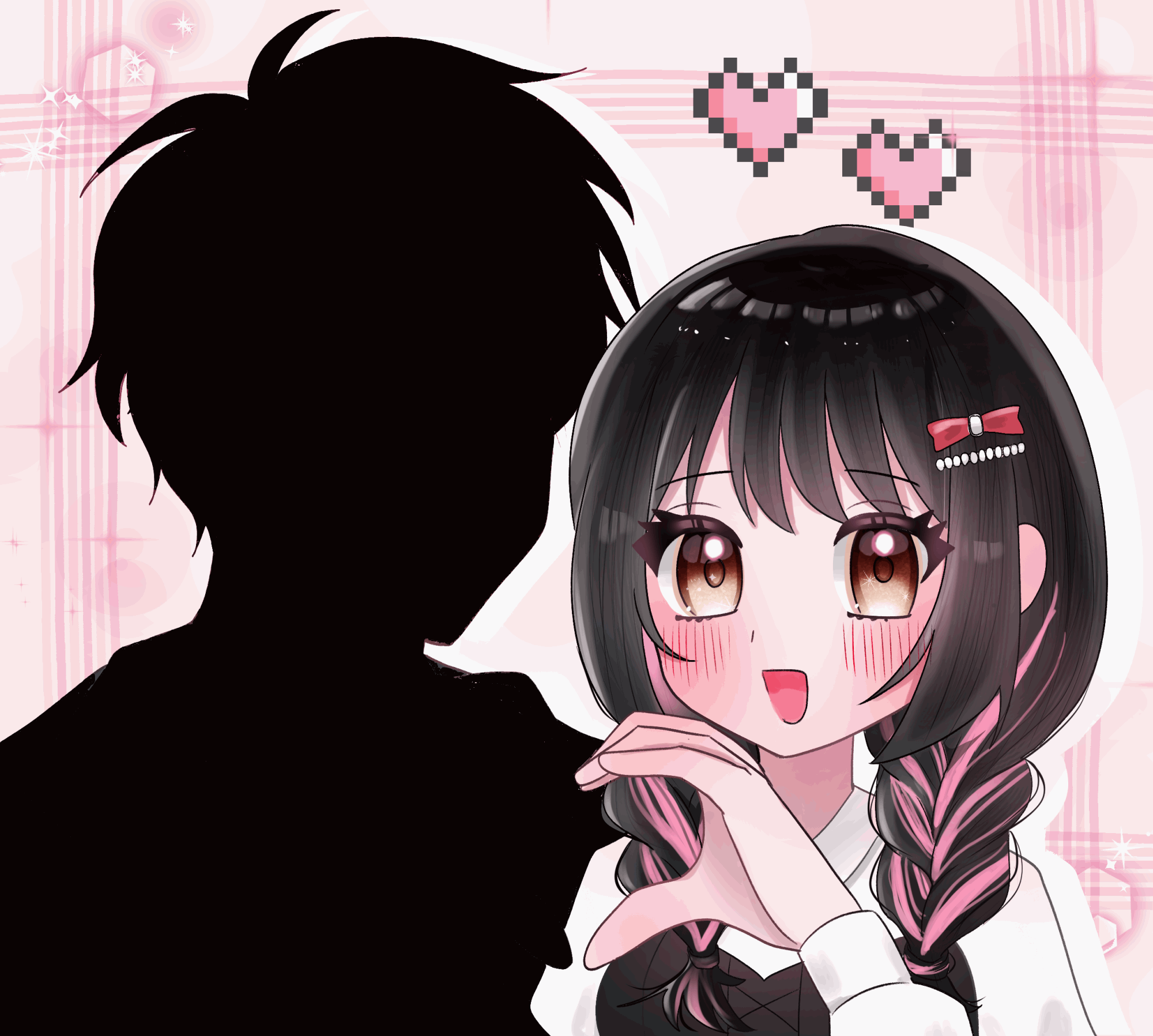 胸上夢絵+瞬きGIF-1