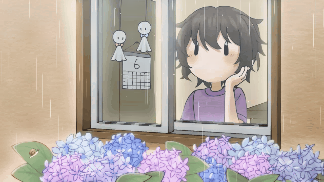 梅雨の日の朝-1