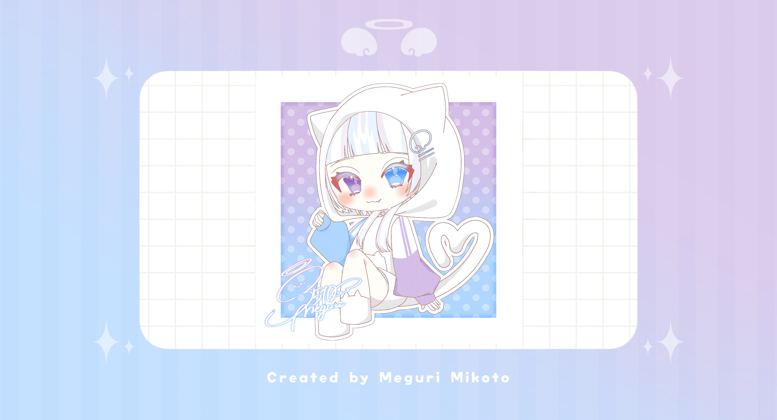 【量産】廻吏命 立て耳猫ver. 《ｹﾓ耳ﾊﾟｰｶｰSD》-1