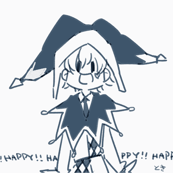 単色GIFアニメ(ファンアート)-1