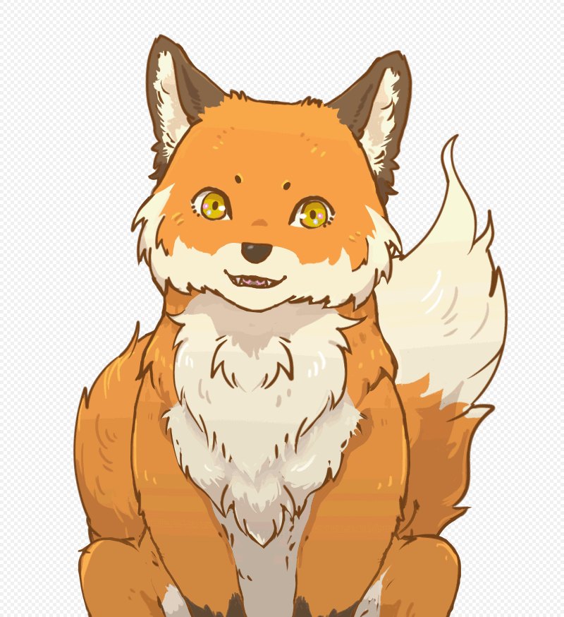 Live2Dモデル キツネさん-1